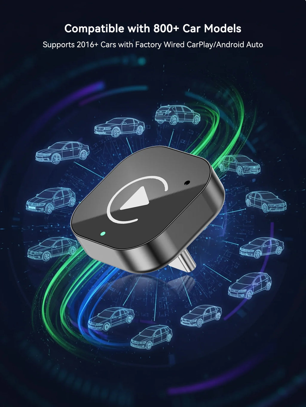 2-in-1 Wireless CarPlay & Android Auto USB-C Dongle - image 2