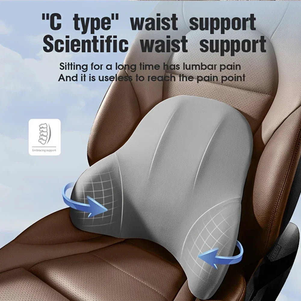 Ergonomic Memory Foam Car Lumbar Support Pillow - image 4