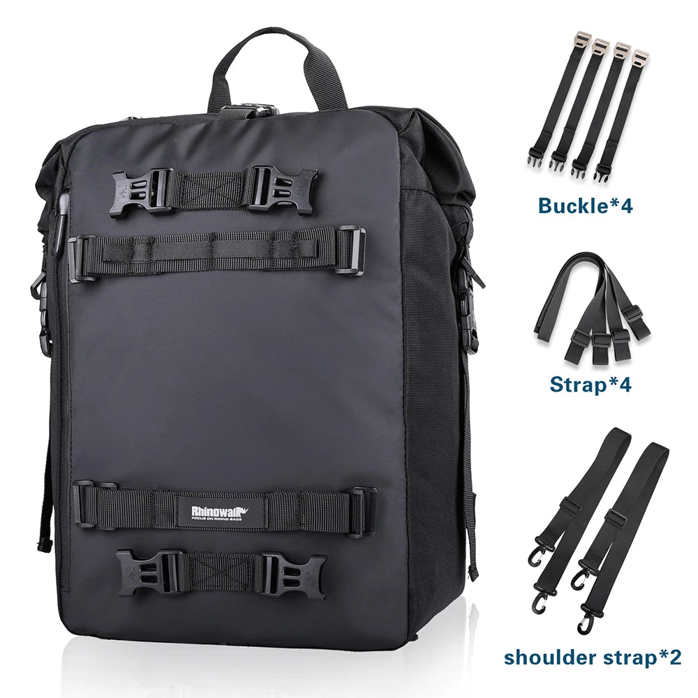 Rhinowalk Waterproof Motorcycle Tail Bag 10-30L - image 27