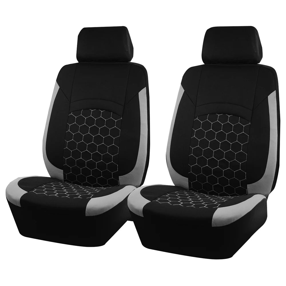Football Embroidery Car Seat Covers, Universal Fit