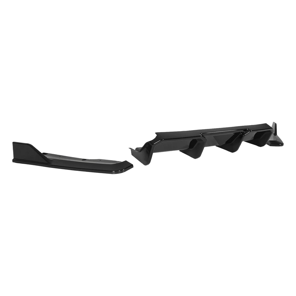 Rear Bumper Diffuser for Hyundai Elantra N 2024-2026, Gloss Black - view 11