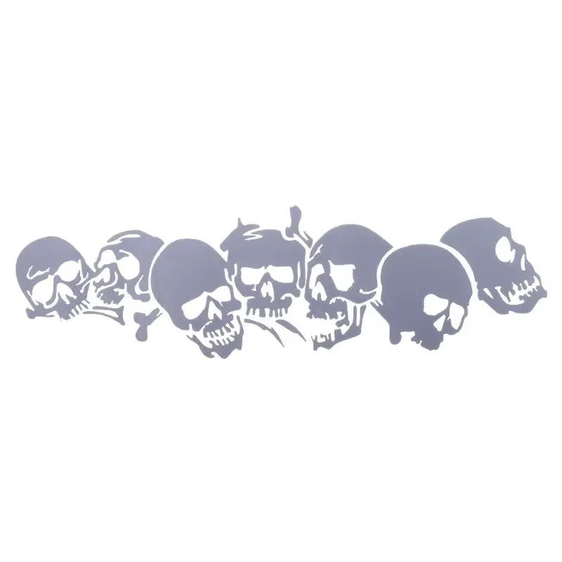Skull Vinyl Car Decal for Motorcycles, 20cm PVC, Five Colours - view 18