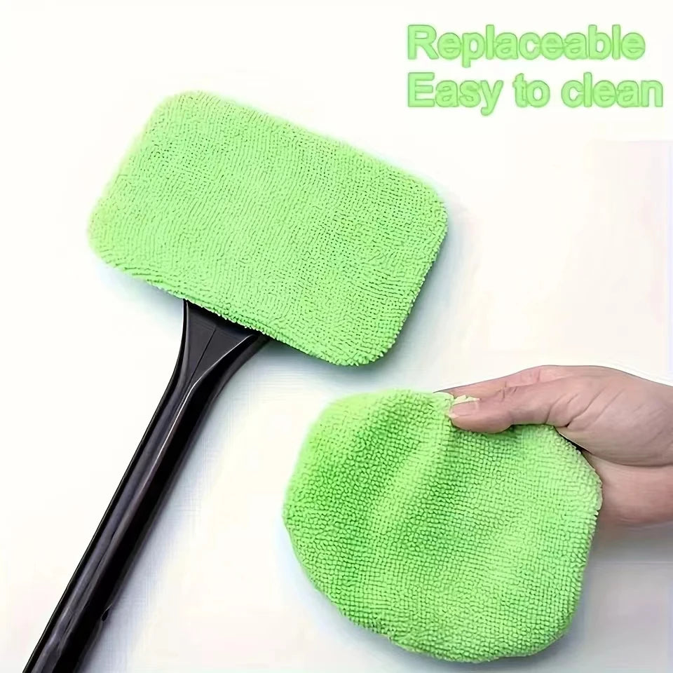 Car Interior Window Cleaning Brush with Long Handle