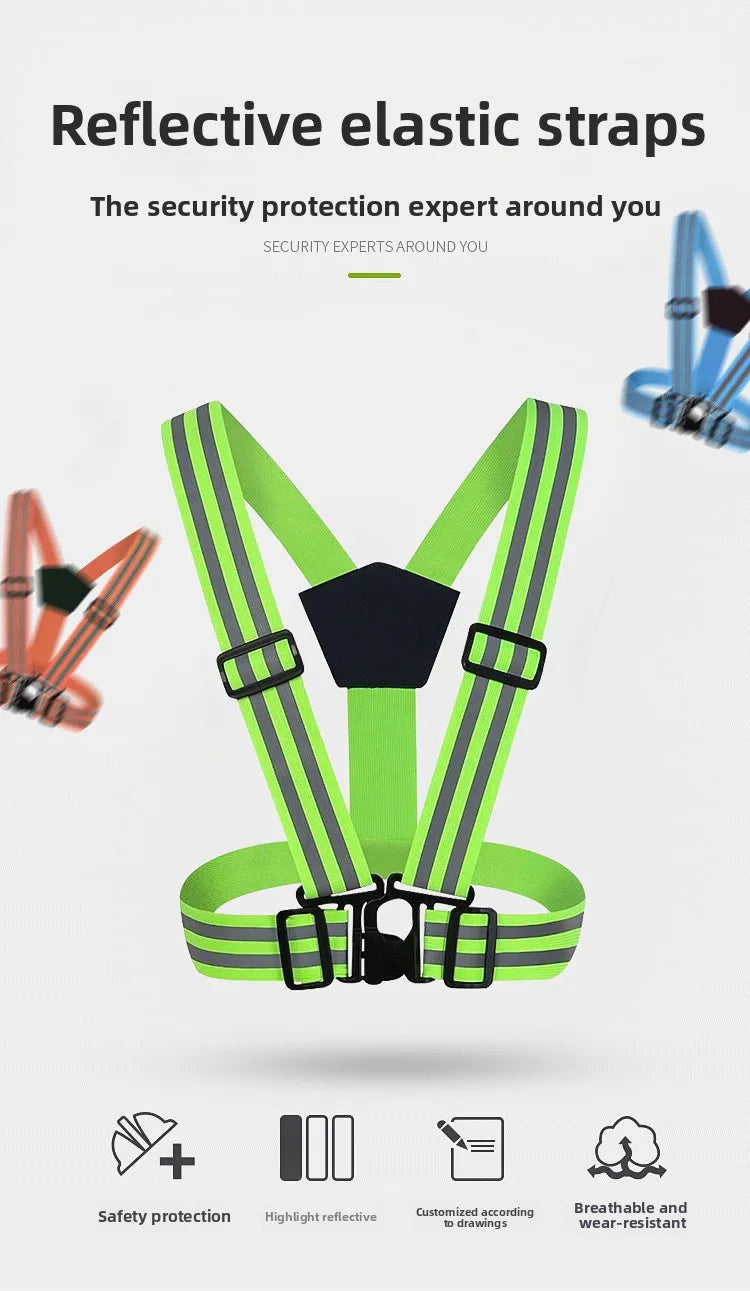 Reflective Safety Vest Backpack for Night Cycling & Running - image 6