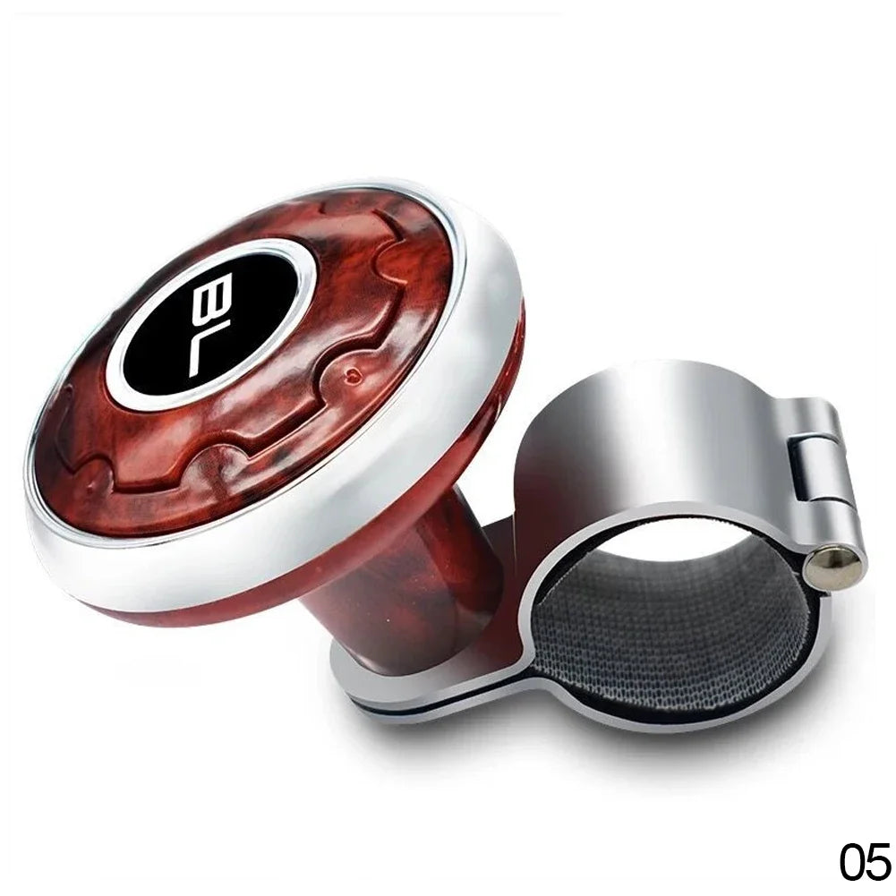 Steering Wheel Spinner Knob with Clamp for Cars & Trucks, Universal