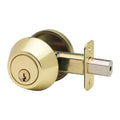 Copper Single-Cylinder Deadbolt Door Lock – Chrome