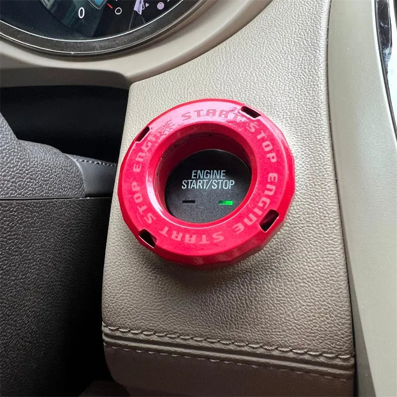 Decorative Push Start Button Cover, 9 Colors