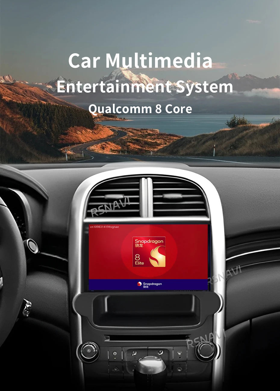 Chevy Malibu 2012-2015 CarPlay Receiver with 9" QLED Touchscreen - image 7