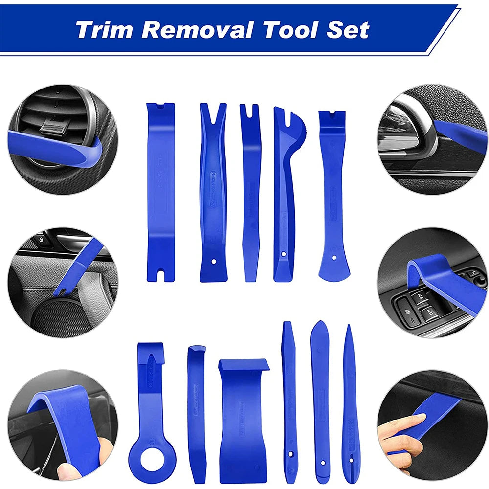 Universal Car Trim Removal Tool Kit – Non-Scratch Pry Bar Set - image 16