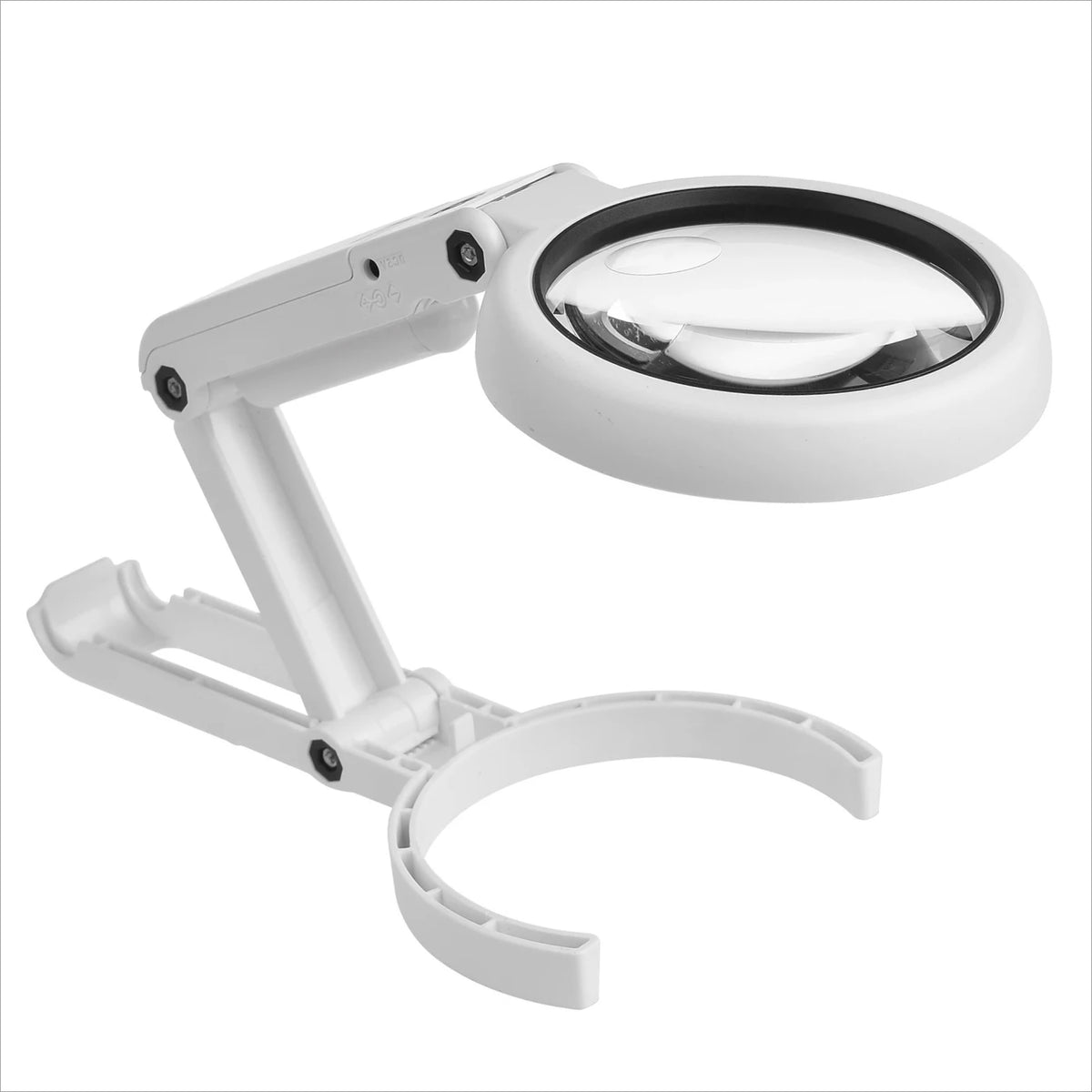 5X 10X USB LED Illuminated Magnifier with Stand for Electronics Repair