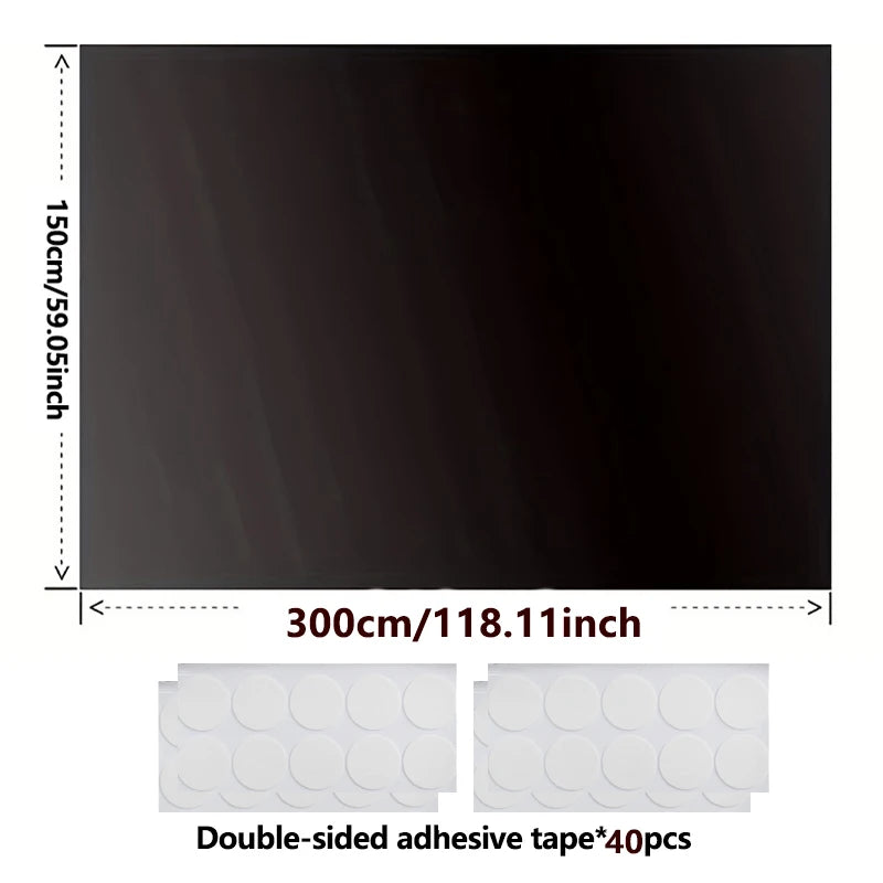 Portable Blackout Window Film – Self-Adhesive, Removable