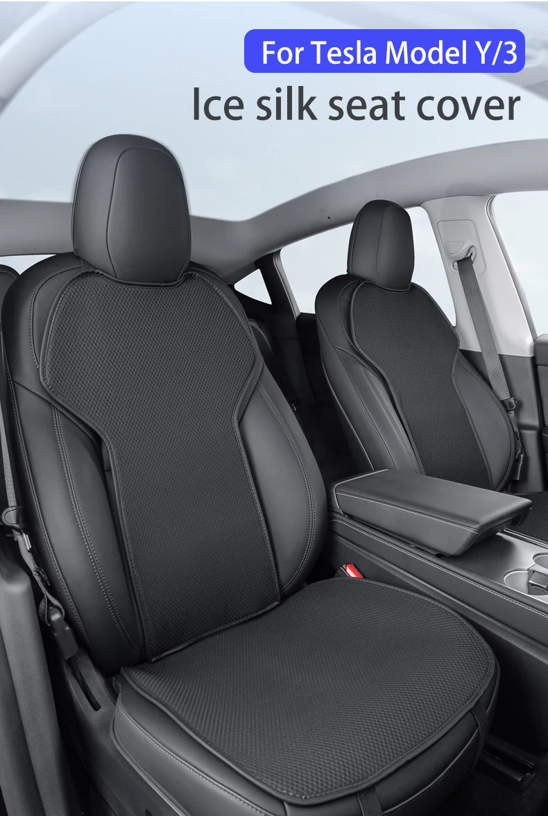 Ice Silk Seat Cushion for Tesla Model 3 and Model Y