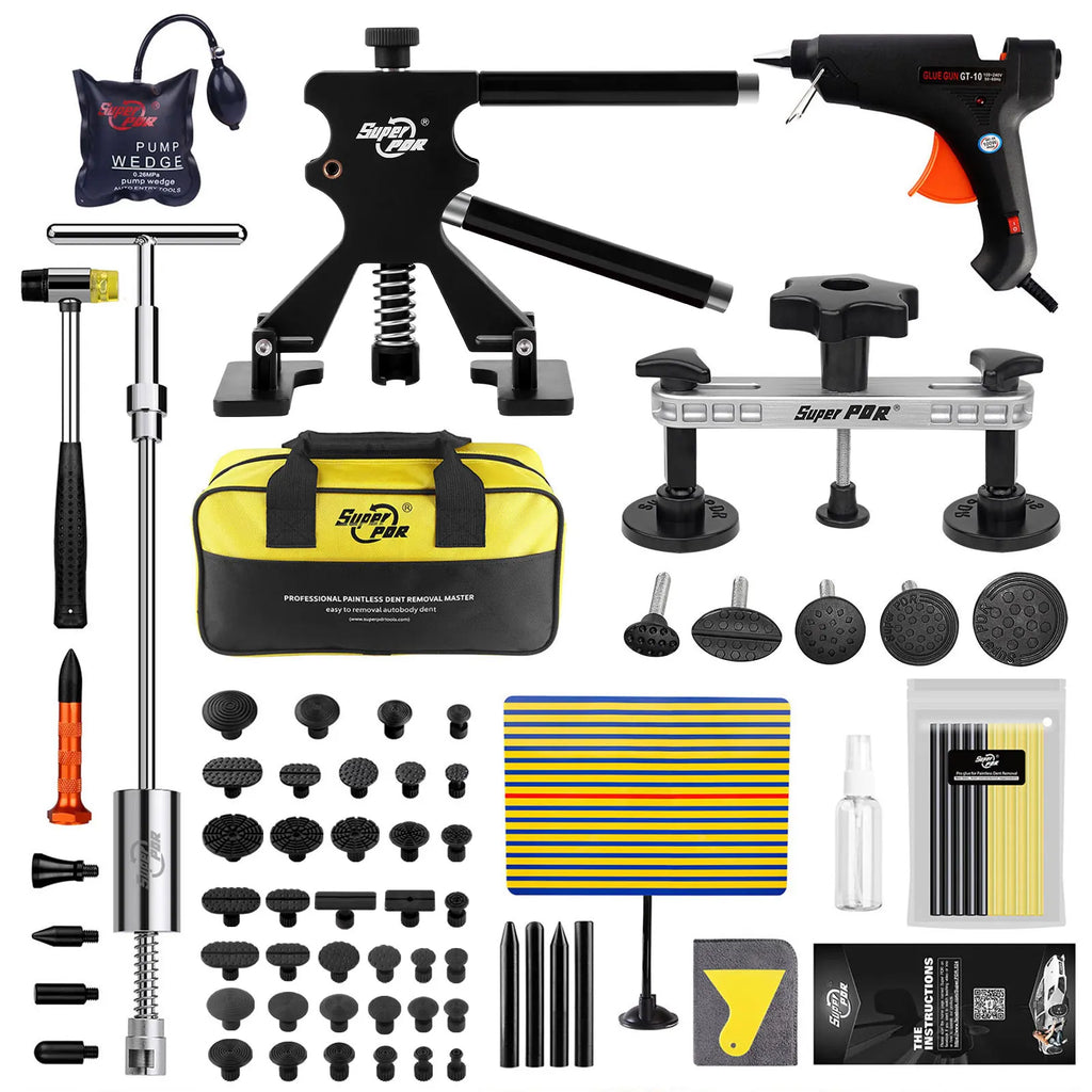 PDR Paintless Dent Repair Kit 78pc Car Dent Puller Tool Glue Gun - image 7