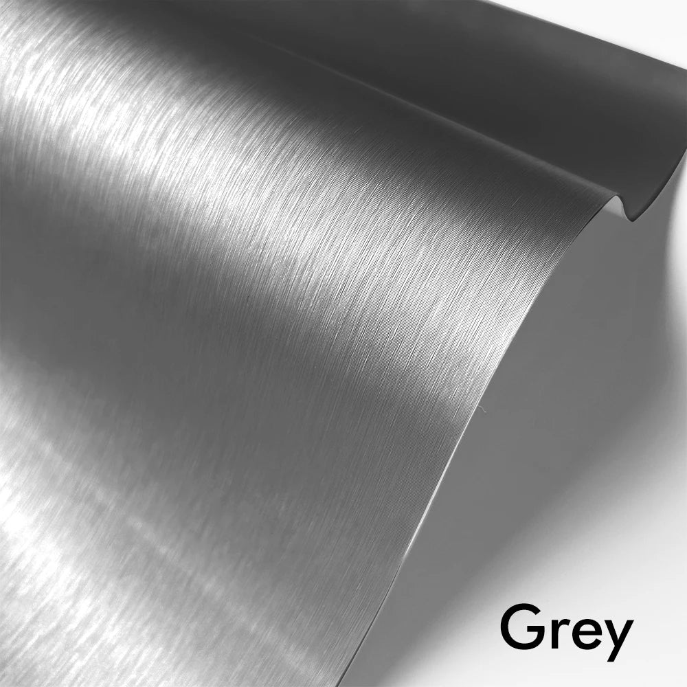 Matte Silver Brushed Aluminum Vinyl Car Wrap Sticker Self-Adhesive - image 5