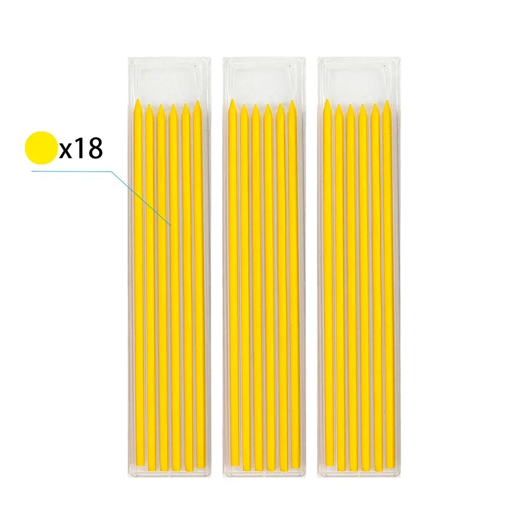3-Color Carpenter Pencil Set with Sharpener & Refills - image 39