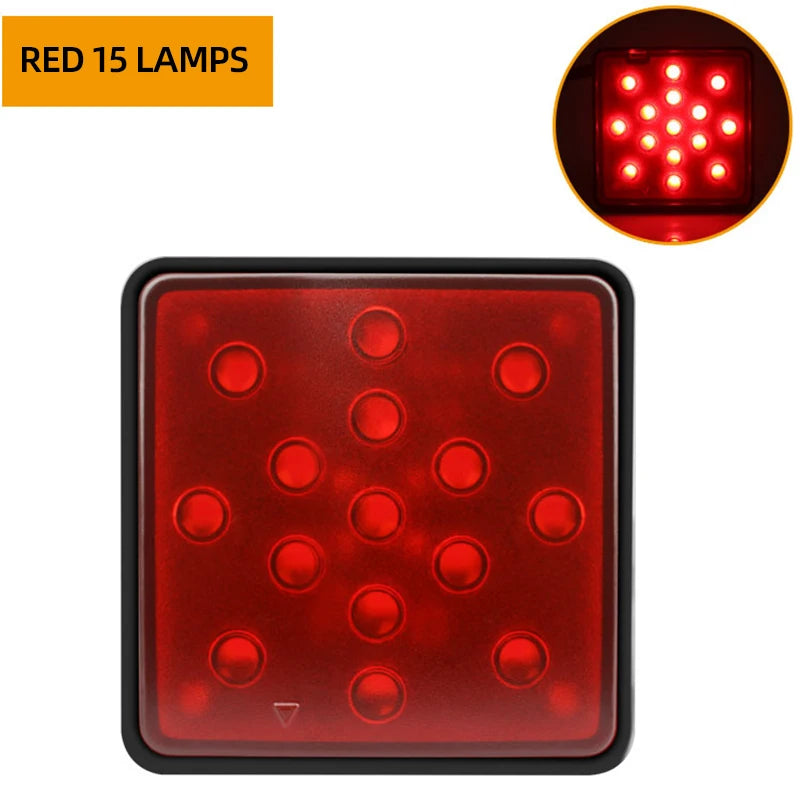 Universal 12V LED Brake Tail Light – 15 Bright LEDs for Car/Truck/SUV - image 17