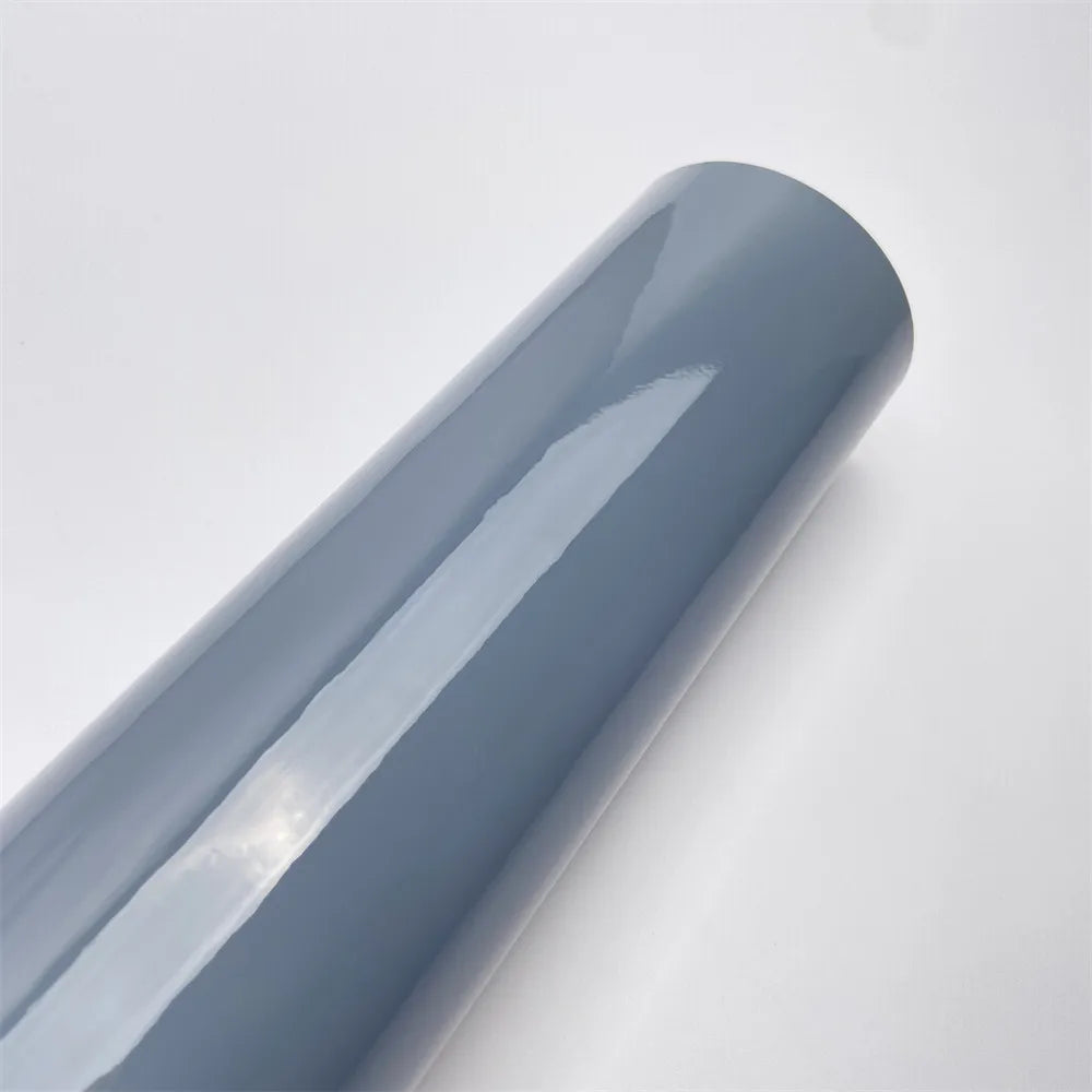 High Gloss Grey Vinyl Wrap – Car, Motorcycle & DIY - image 3