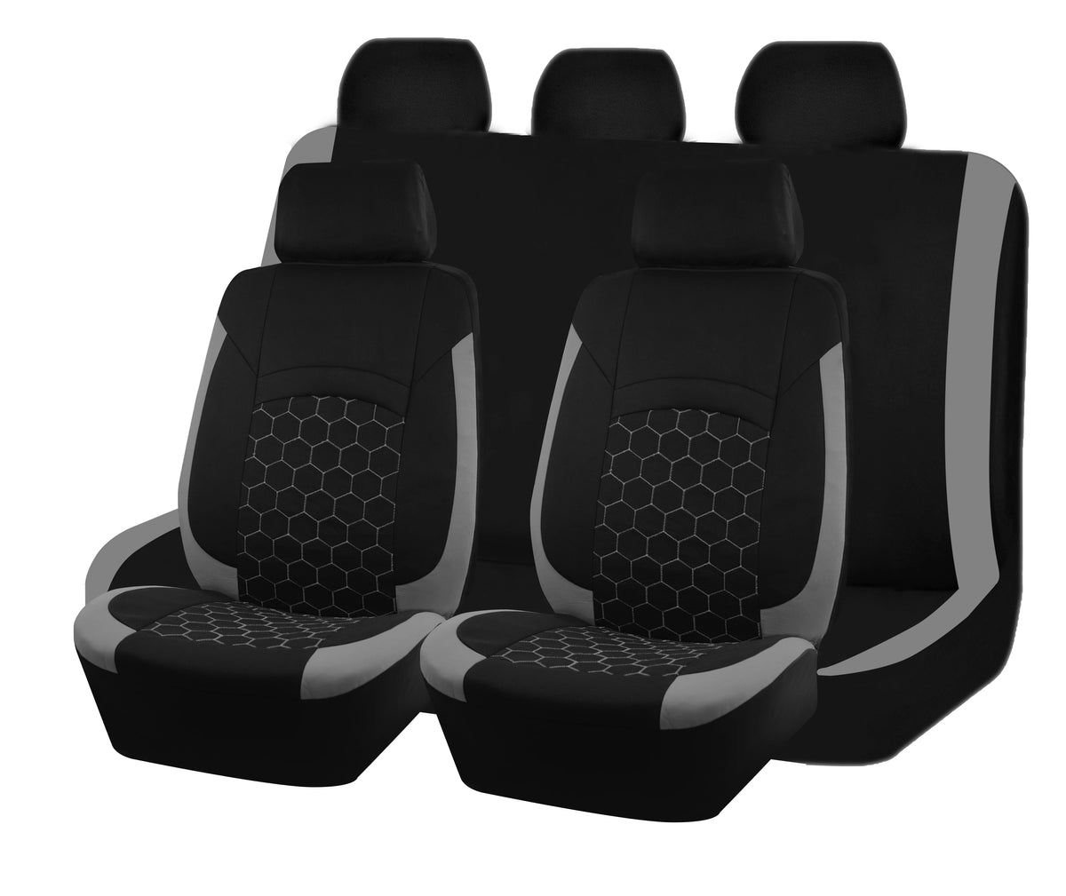 Football Embroidery Car Seat Covers, Universal Fit