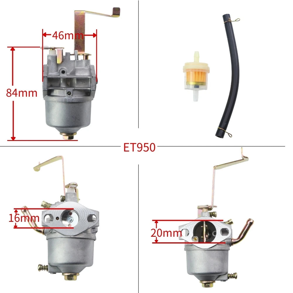 Carburetor Kit for 79cc-100cc Engines, Replacement for Generators - image 6