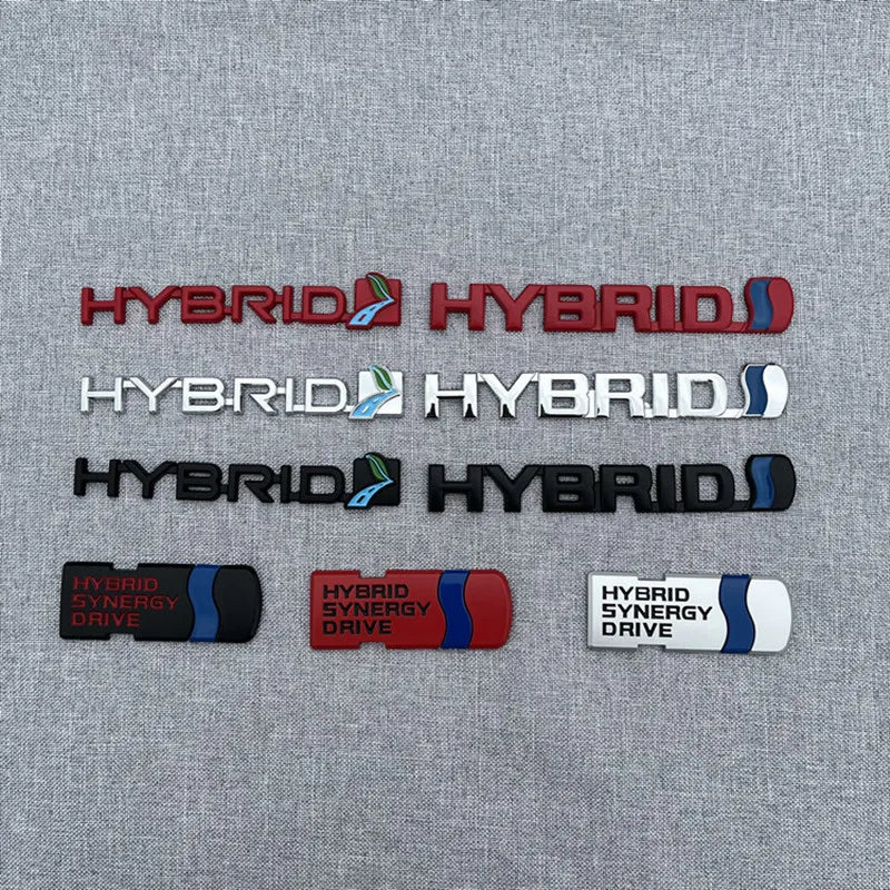 Hybrid Logo Emblem Badge Decal Sticker for Car Body - view 3