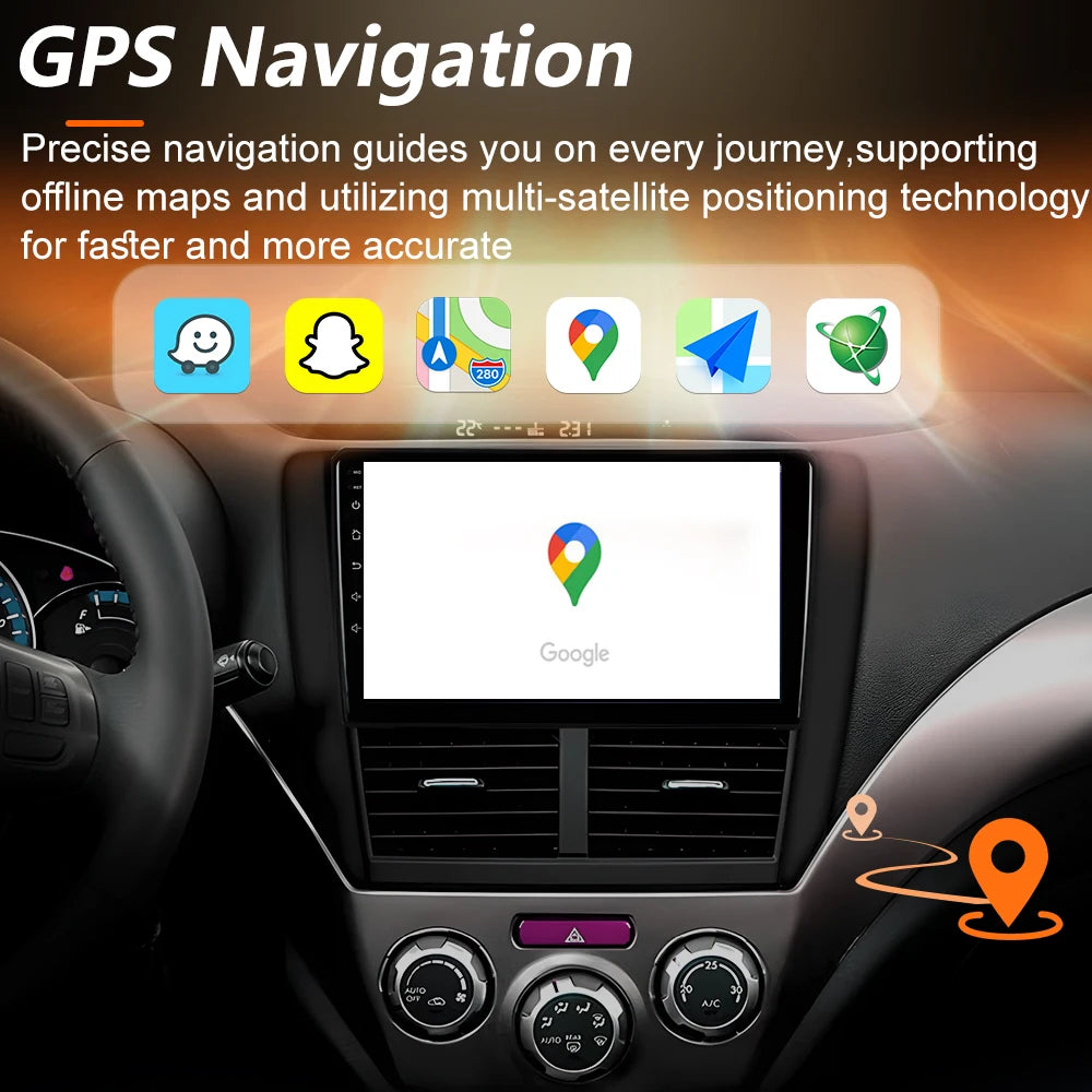 9/10 Inch Double DIN Car Stereo with Wireless CarPlay & Android Auto - image 3