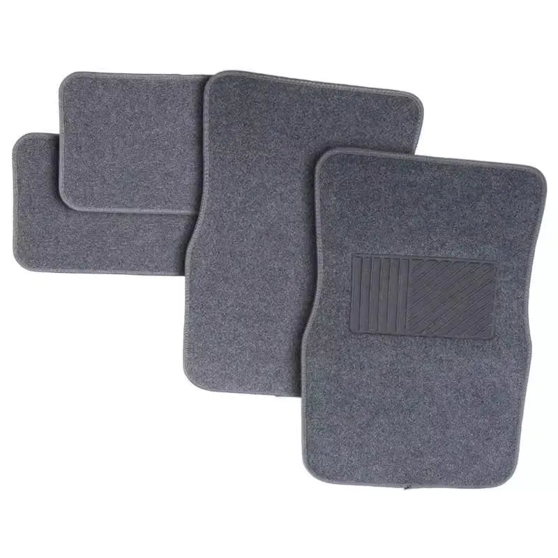 Universal Carpet Car Floor Mats, 4-Piece Full Set