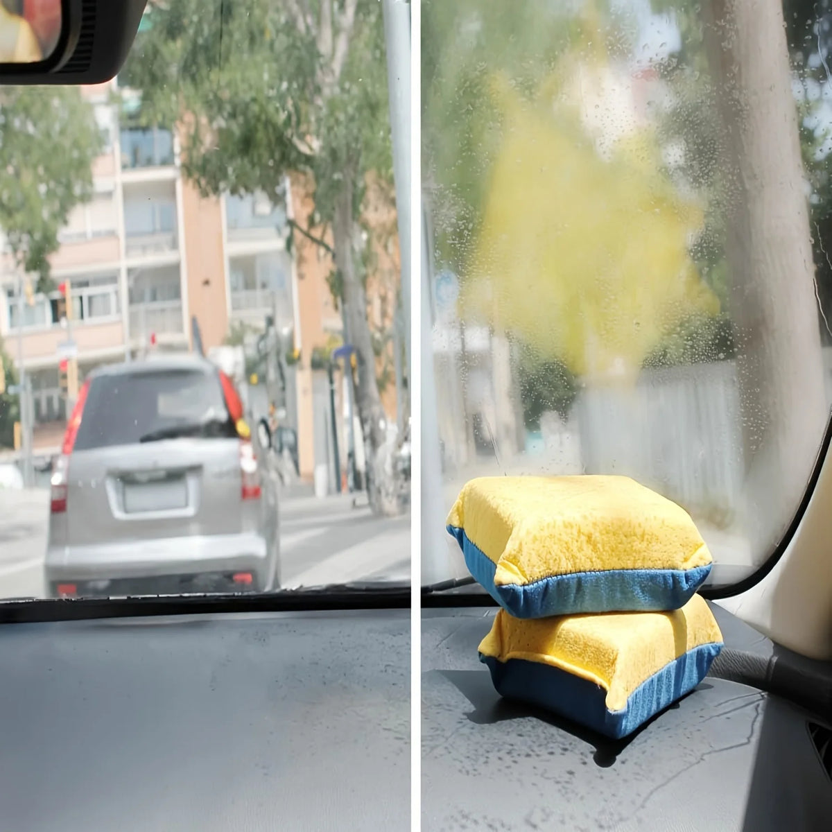 Large Absorbent Sponge for Car Glass and Mirrors