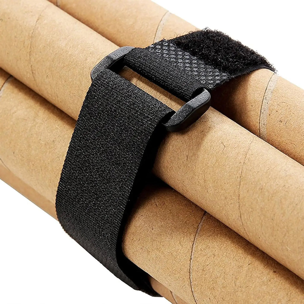 10-100pcs Reusable Hook and Loop Tie-downs Adjustable Nylon Cable Ties Nylon Fasteners Cord Straps Organizer for Securing Wires