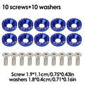 M6 Aluminum Bolt Set with Washers for Car Modifications - image 7