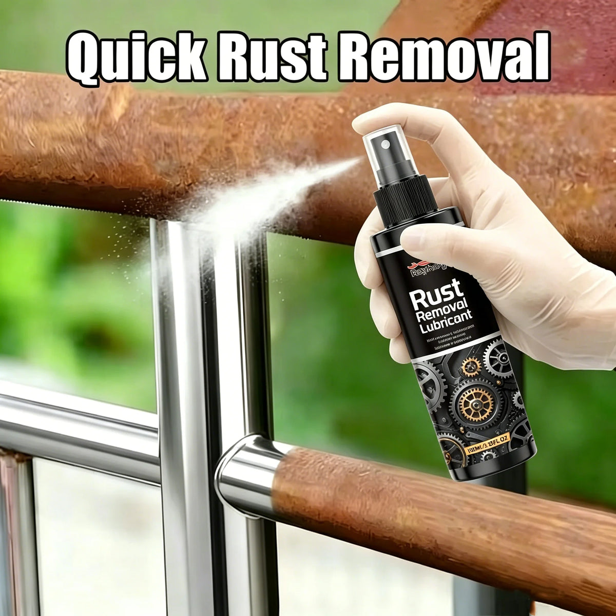 Rust Remover Spray for Car Wheels and Metal Surfaces, 100ml