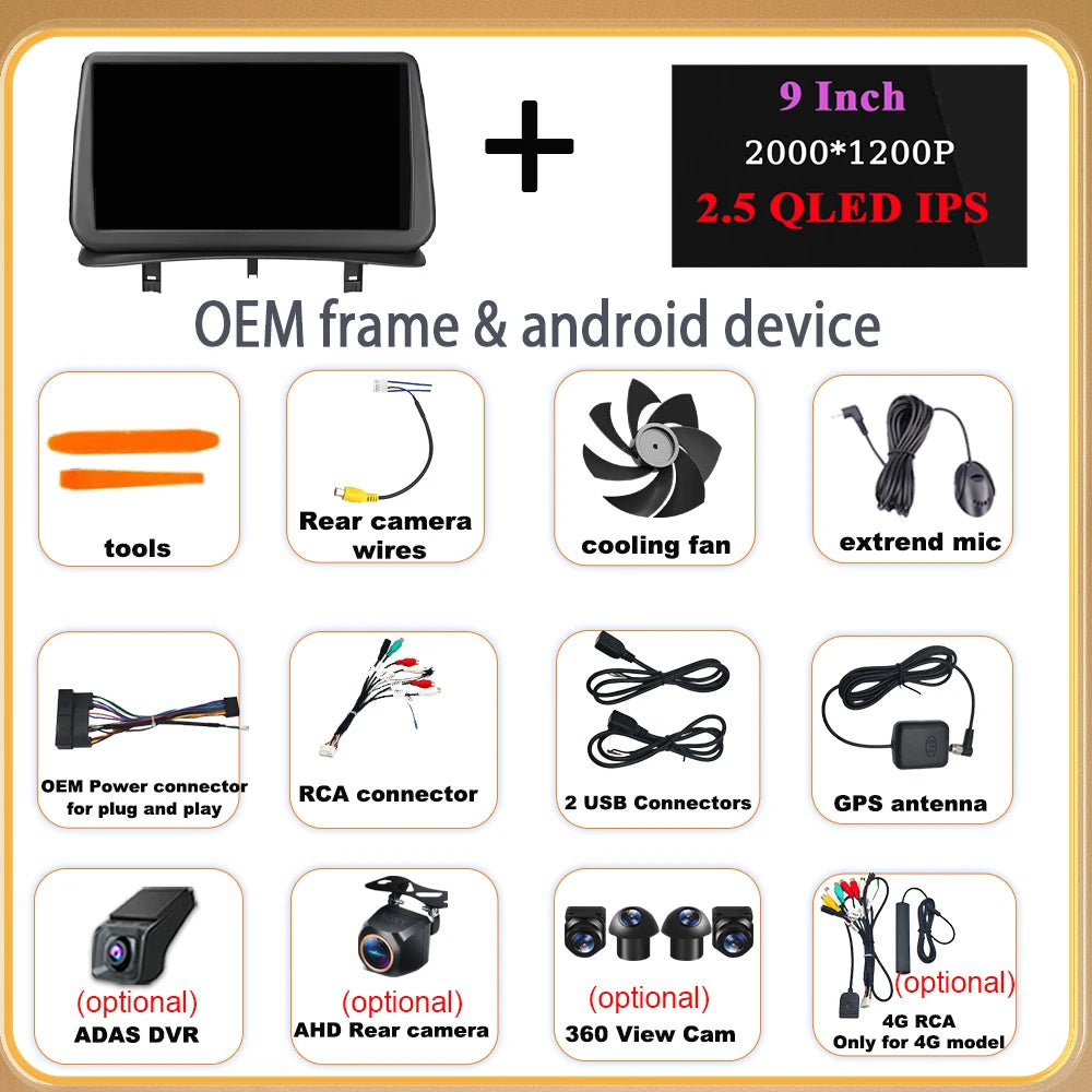 Renault Clio 3 Android 16 Car Multimedia Player with CarPlay - image 6