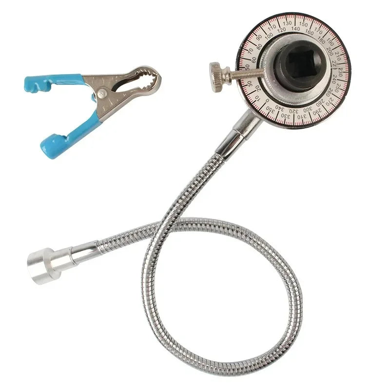 Torquemeter Adjustable Torque Angle Gauge Torque Regular Scale 360 Degrees Calibrated In Degrees Torque Wrench Hand Tools