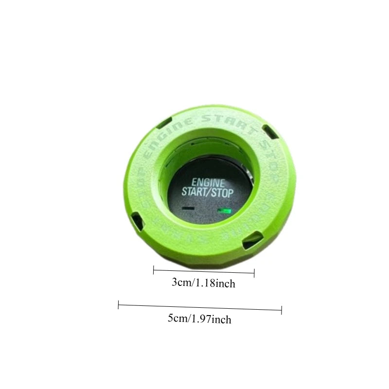 Decorative Push Start Button Cover, 9 Colors