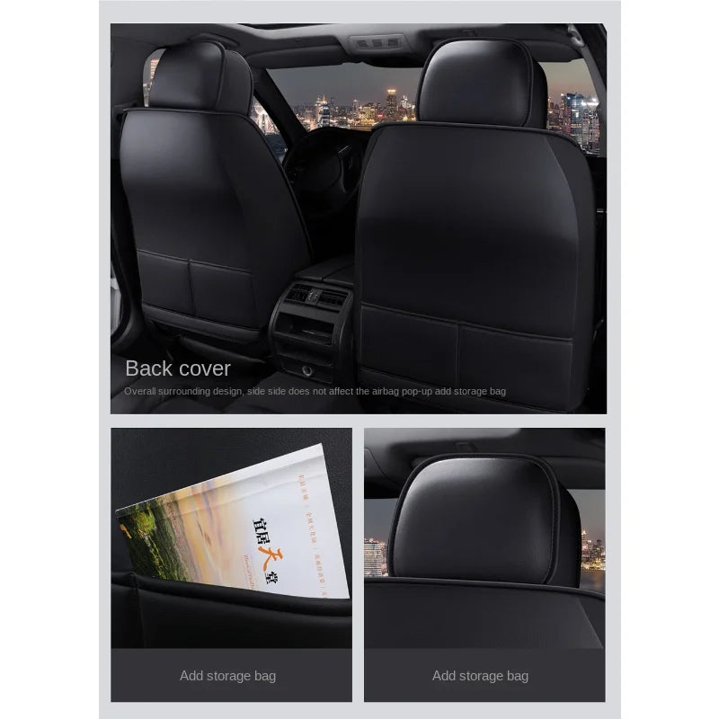 PU Leather Car Seat Covers for BMW 5 Series (F10, G30, E60 and More)