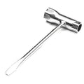 Spark Plug Socket Wrench 13mm & 19mm Stainless Steel Spanner for Chainsaw and Brush Cutter