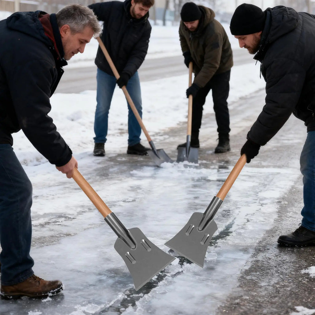 Heavy Duty Snow Shovel for Driveway Scraper Snow Shovel for Car for Outdoor Winter Windshield Garden Truck Cleaning Window Lawn