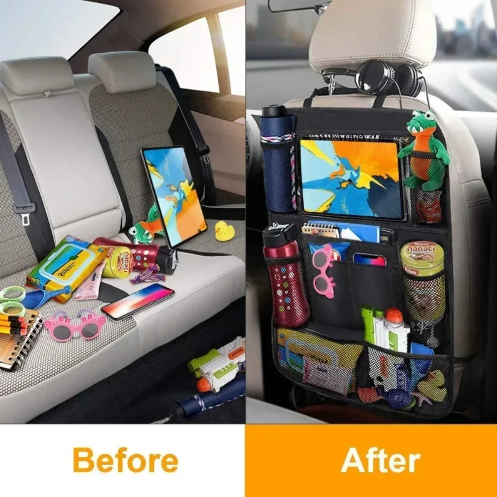 Car Backseat Organizer with Tablet Holder, 1 or 2 pcs