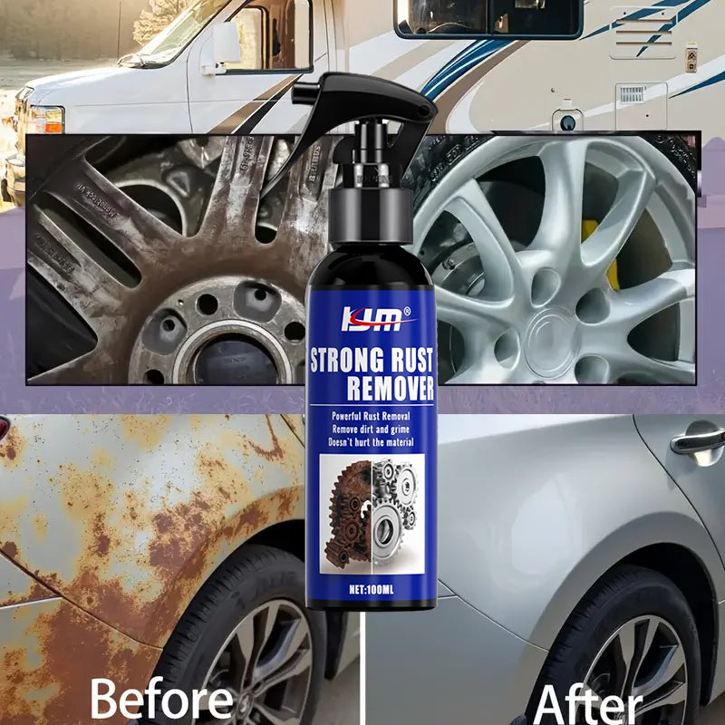 Heavy-Duty Rust Remover Spray for Car Wheels & Metal - image 5