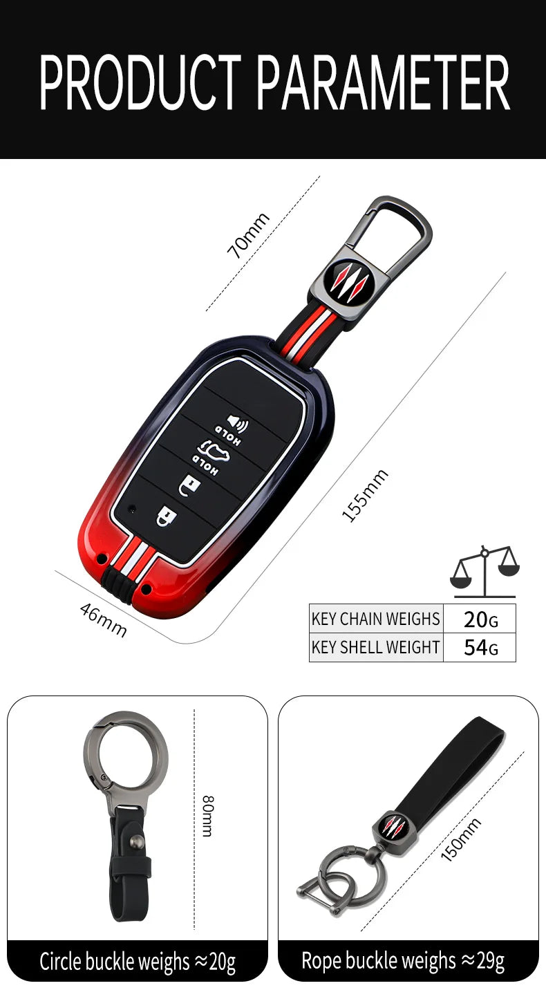 Toyota Key Fob Cover – Durable Zinc Alloy Case - image 6