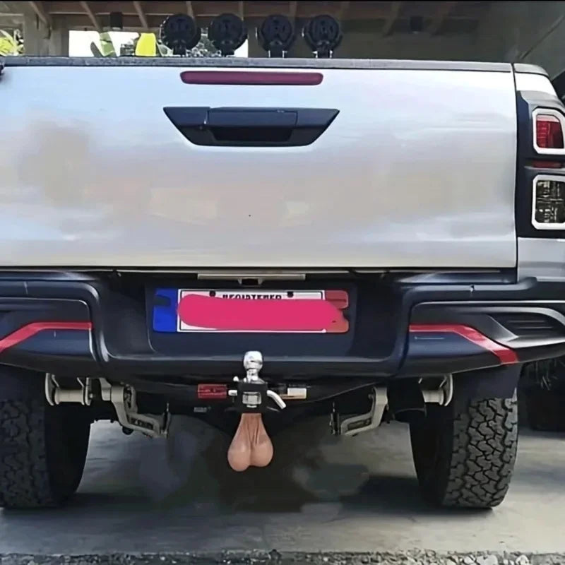Funny Trailer Hitch Device Trailer Hitch Cover Funny Prank Gift Decorative Bumper Ornaments ﻿Accessories for Truck SUV