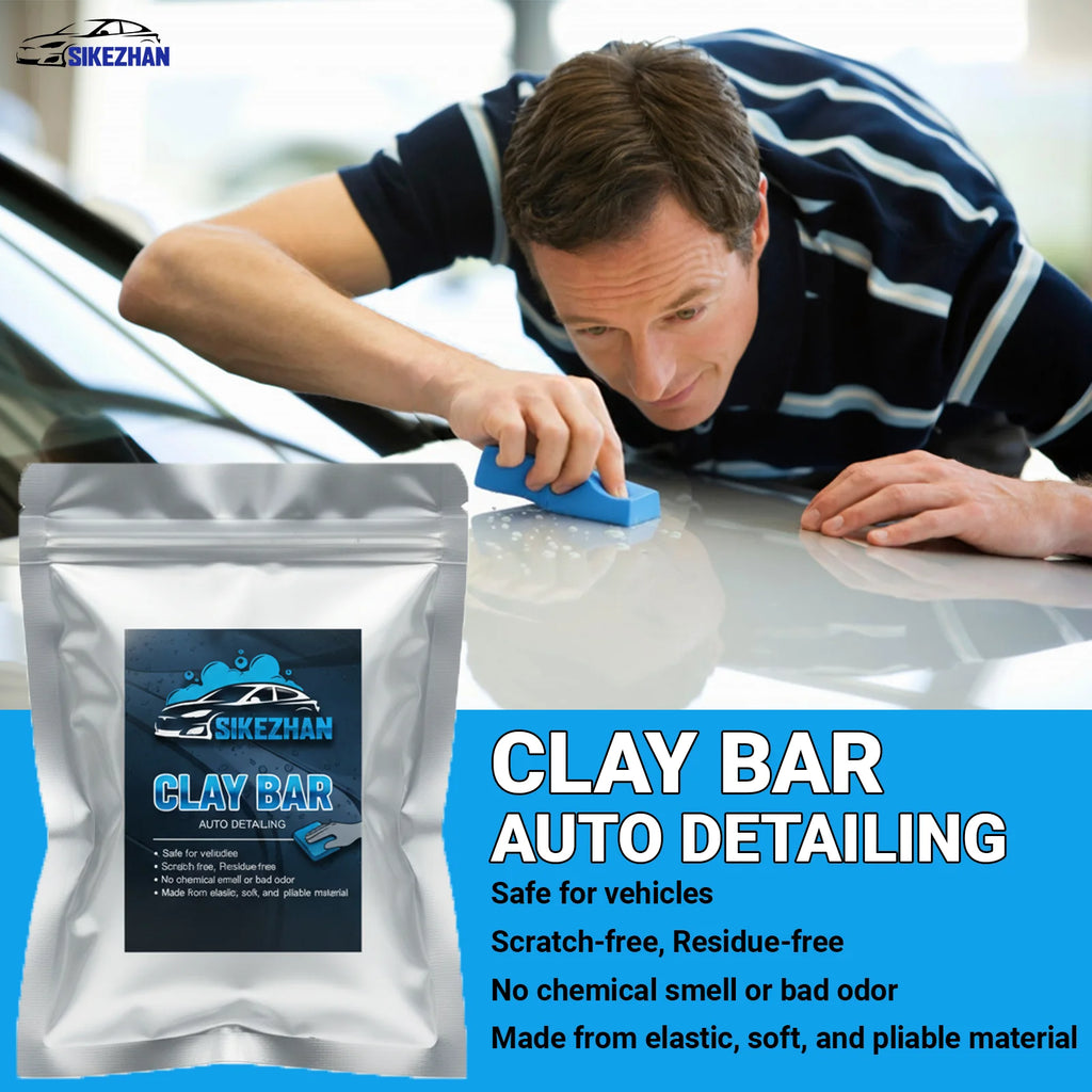 Professional Grade Car Clay Bar - Removes Contaminants, Tar & Fallout for a Smooth as Glass Finish. Auto Detailing Clay