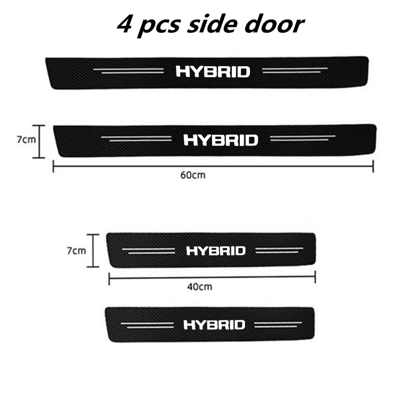 Carbon Fiber Door Threshold Sticker for Toyota – Scratch Protection - image 6
