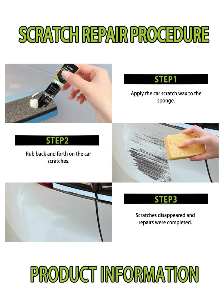 Car Scratch Remover Paste, Universal All-Color