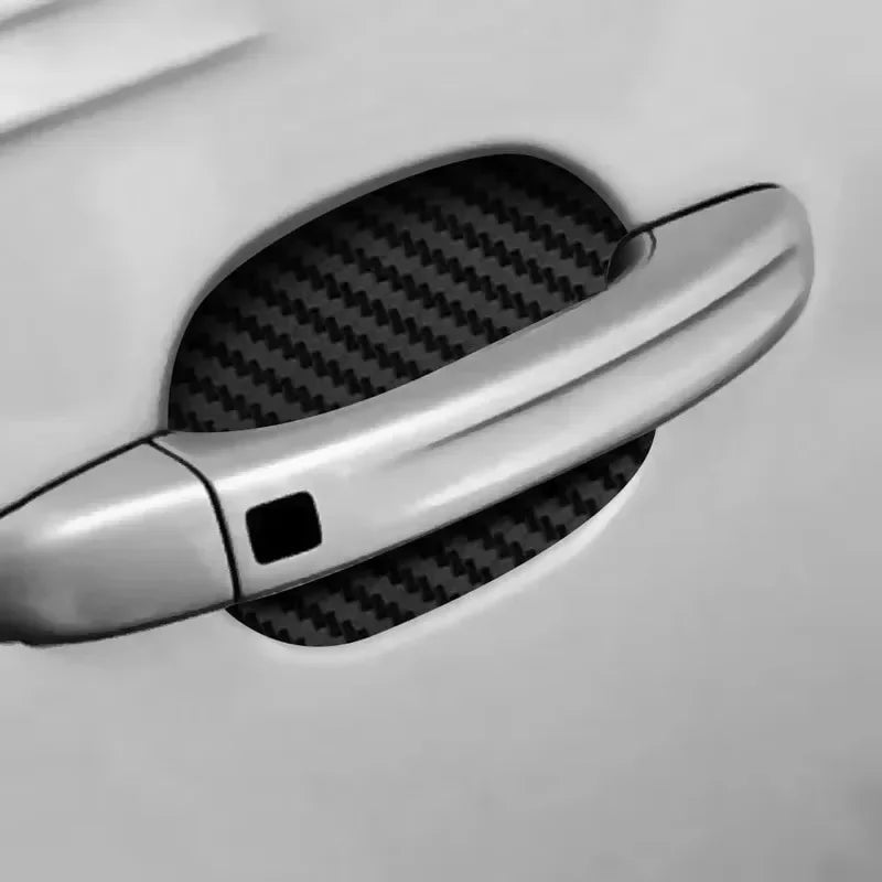 Carbon Fiber Car Door Handle Stickers 4-Pack – Scratch Protection - image 2