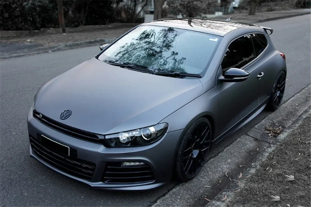 Matte Dark Grey Vinyl Car Wrap Film - Bubble Free & Durable - image 2