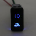 Waterproof LED Push Button Switch Blue Backlight for Toyota - image 13