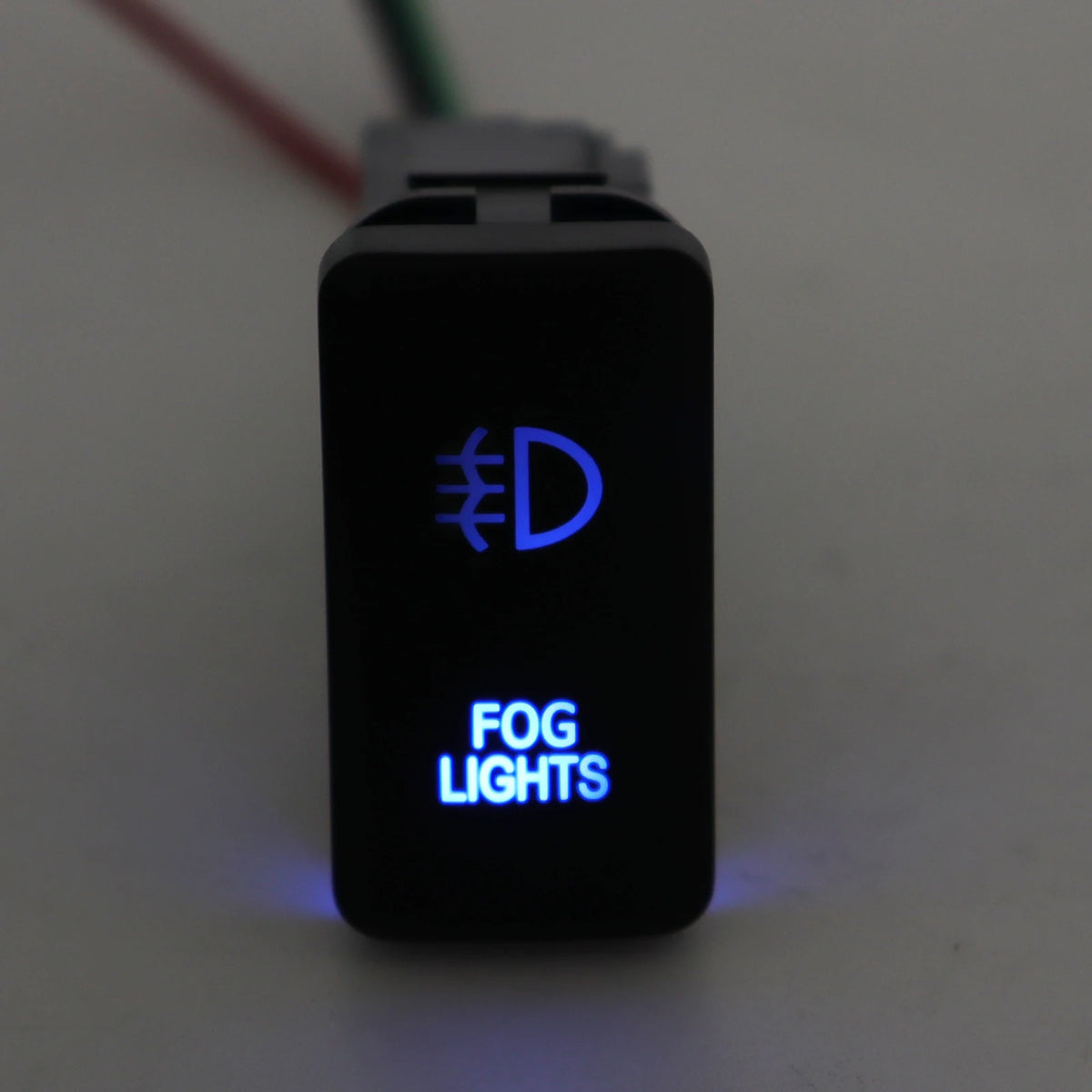 Waterproof LED Push Button Switch Blue Backlight for Toyota - image 13