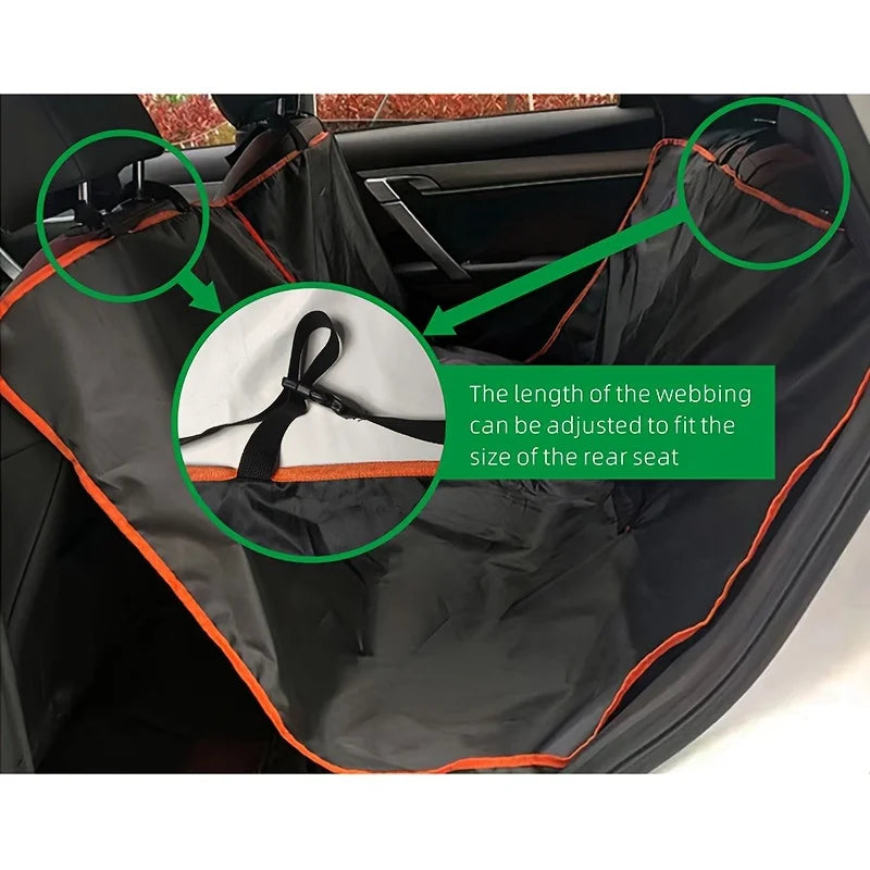 Car Seat Cover, Upgrade Your Car Seat with This Waterproof and Scratch Resistant Dog Hammock Cover!