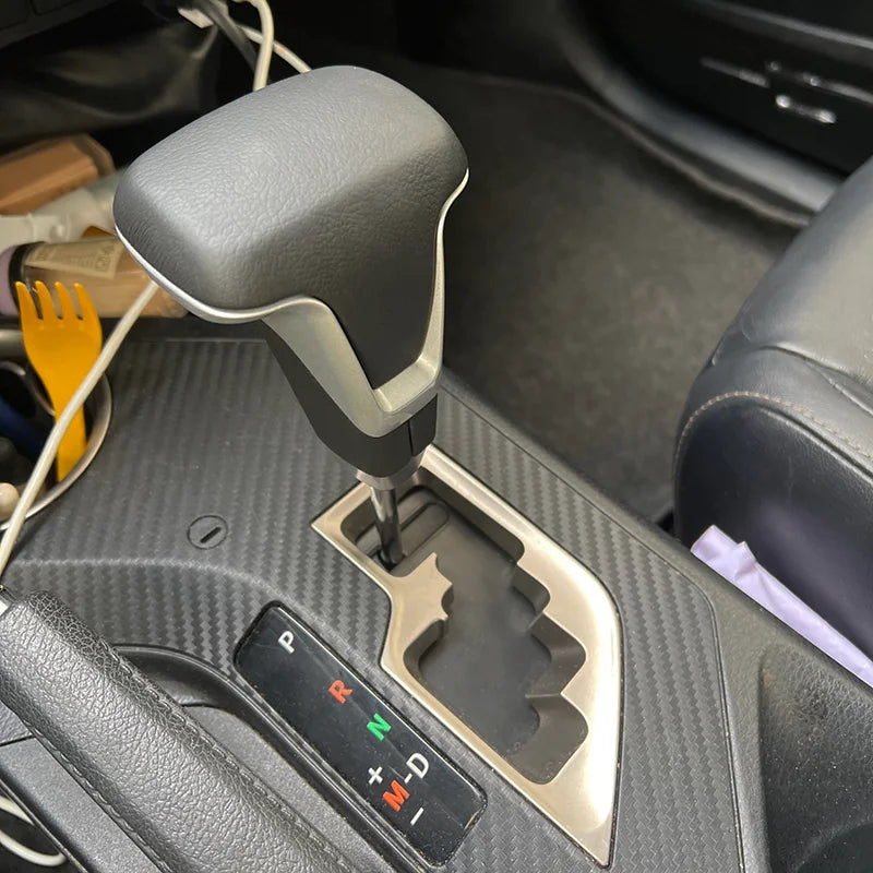 Premium Leather Gear Shift Knob for Toyota Land Cruiser RAV4 Corolla - image 2