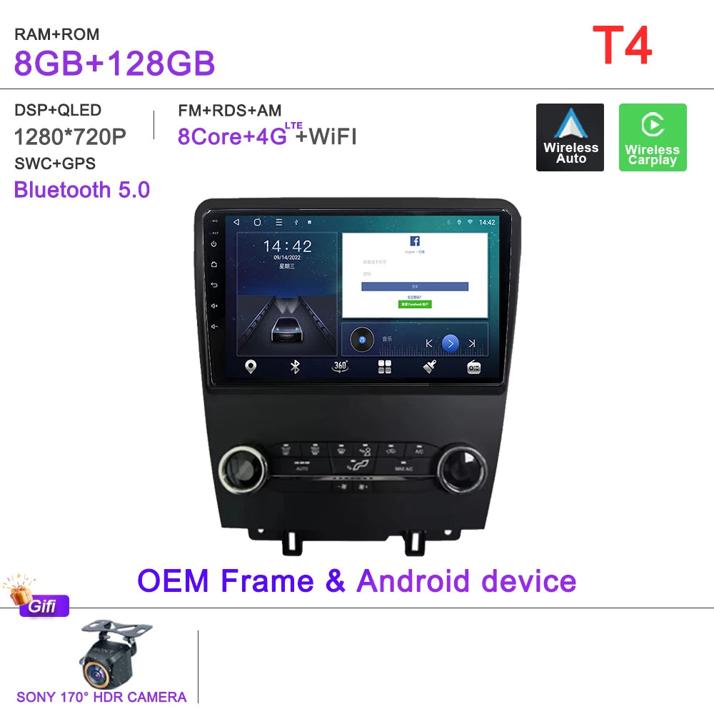 Ford Mustang 10-Inch Android CarPlay GPS Player (2010-2014) - image 12